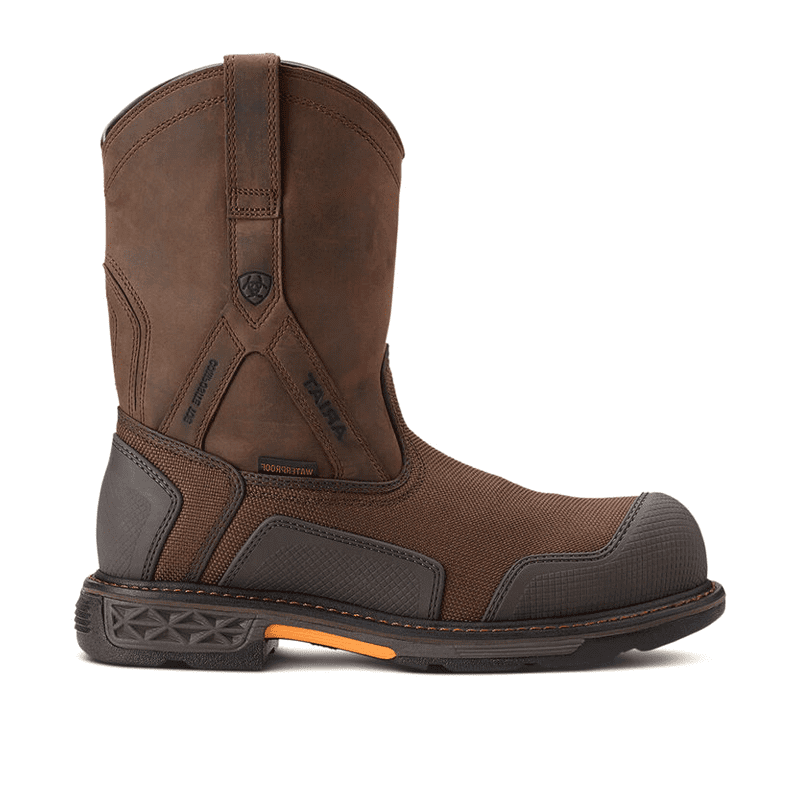 Ariat OverDrive XTR 8" Zip Composite Toe Work Boot (Men) - Oily Distressed Brown Boots - Work - 8" - Composite Toe - The Heel Shoe Fitters