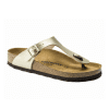 Birkenstock Gizeh Sandal (Women) - Gold Birko-Flor Sandals - Thong - The Heel Shoe Fitters