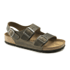 Birkenstock Milano Backstrap Sandal (Men) - Faded Khaki Oiled Leather Sandals - Backstrap - The Heel Shoe Fitters