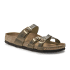 Birkenstock Franca Slide Sandal (Women) - Green Olive Oiled Leather Sandals - Slide - The Heel Shoe Fitters