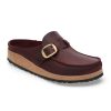 Birkenstock Buckley Narrow Clog (Women) - Zinfandel Oiled Leather Dress-Casual - Clogs & Mules - The Heel Shoe Fitters