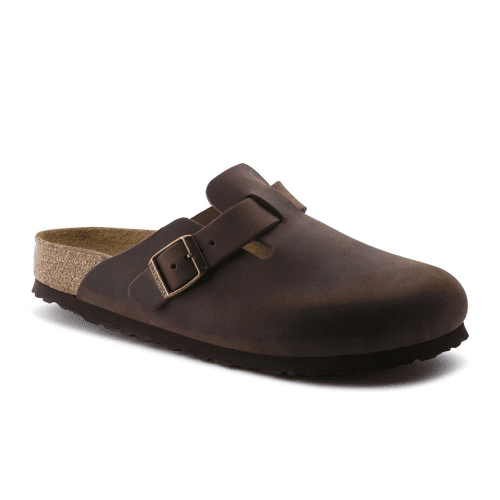 Birkenstock Boston Soft Footbed Clog (Unisex) - Habana Oiled Leather Dress-Casual - Clogs & Mules - The Heel Shoe Fitters