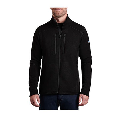 Kuhl Interceptr FZ Jacket (Men) - Black Apparel - Jacket - Lightweight - The Heel Shoe Fitters