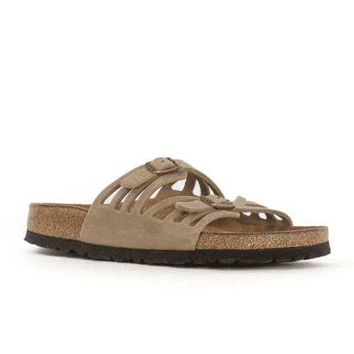 Birkenstock Granada Soft Footbed Slide Sandal (Women) - Tobacco Oiled Leather Sandals - Slide - The Heel Shoe Fitters