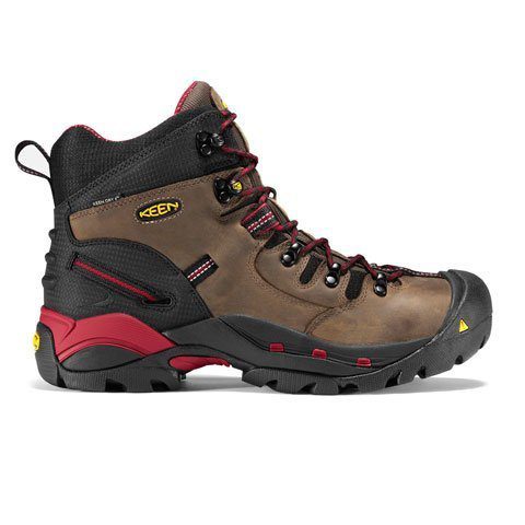 Keen Utility Pittsburgh 6" Steel Toe Work Boot (Men) - Bison Boots - Work - 6 Inch - The Heel Shoe Fitters