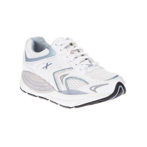 Xelero Matrix Mesh Walking Shoe (Women) - White/Light Blue Athletic - Walking - The Heel Shoe Fitters