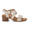 Aetrex Kristin Heeled Sandal (Women) - Ivory Sandals - Heel/Wedge - The Heel Shoe Fitters