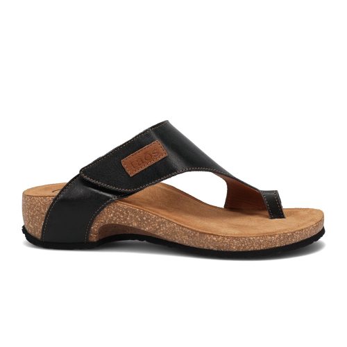 Taos Loop Sandal (Women) - Black Sandals - Thong - The Heel Shoe Fitters