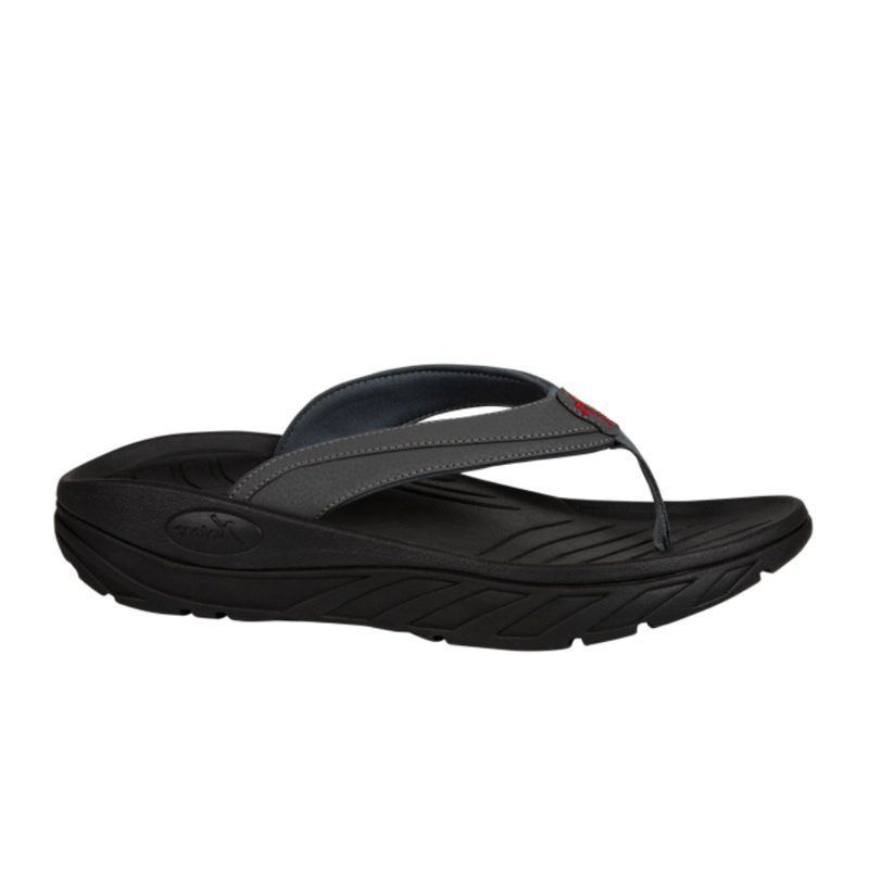 Xelero Tru Sandal (Men) - Charcoal Sandals - Thong - The Heel Shoe Fitters